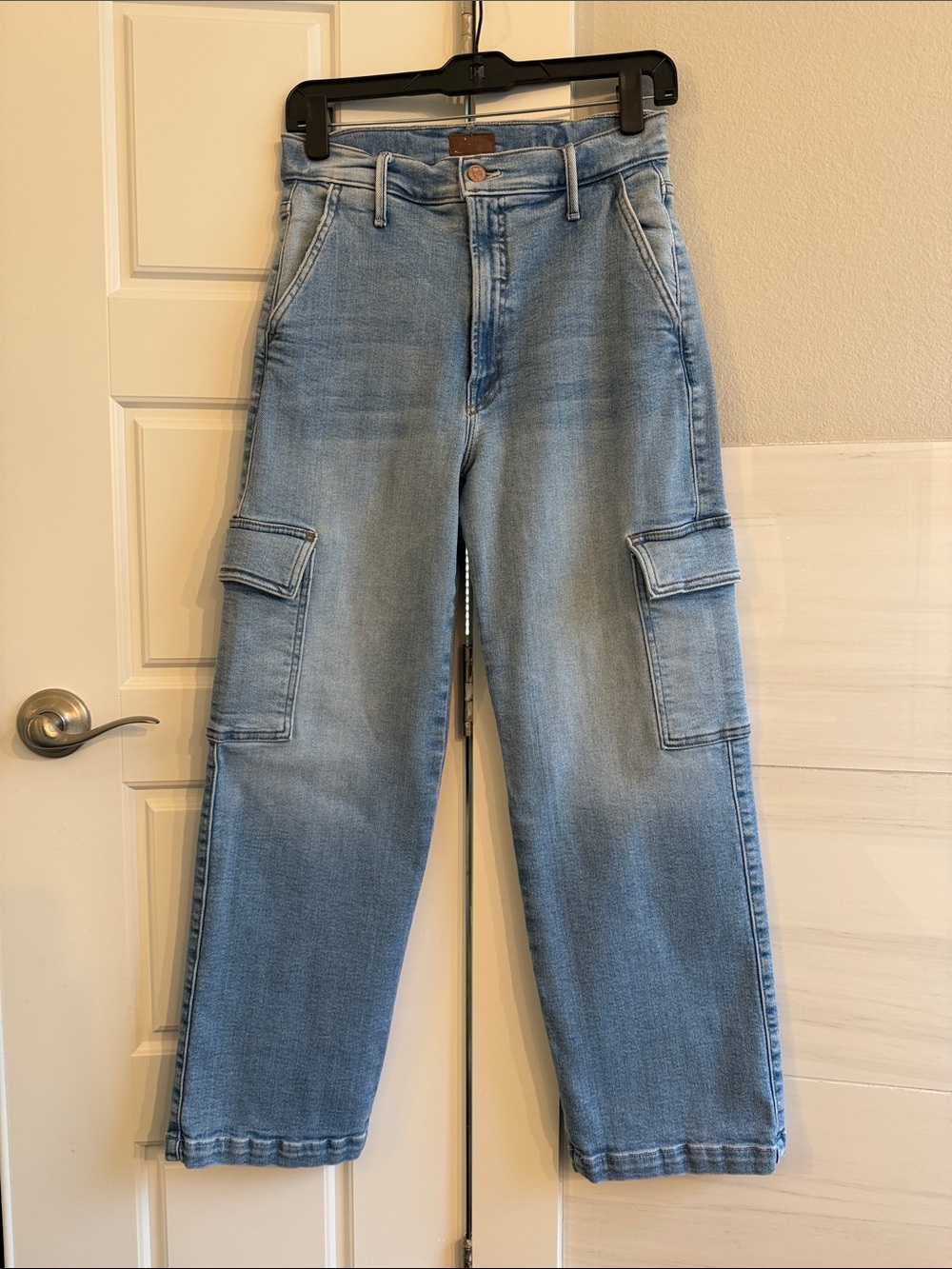 MOTHER The Straight Up Rambler Cargo Jeans size 27